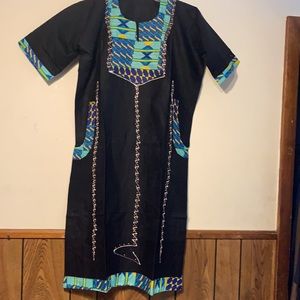 Dashiki Designer Batik Midi Dress